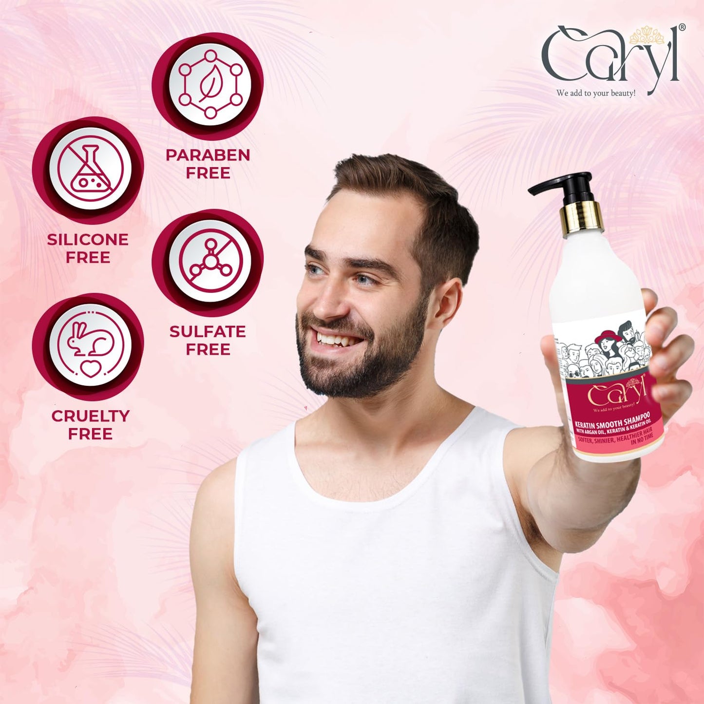 Caryl Keratin Smooth Shampoo 300ml