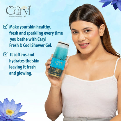 CARYL 280ml Fresh & Cool Shower Gel