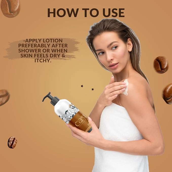 Caryl Coffee Moisturizing Body Lotion  | 200ml & 400ml