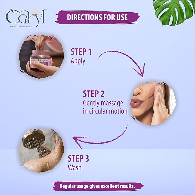 Caryl Shower Gel & Sugar Scrub Combo | 280ml + 200gm