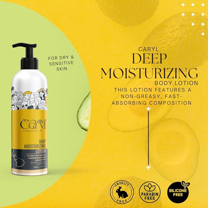 Caryl Deep Moisturizing Body Lotion  | (Buy 1 Get 1 Free) (400ml + 400ml)