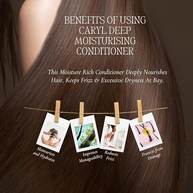 CARYL Deep Hair Care Combo | Shampoo + Conditioner + Revitalizing Hair Oil