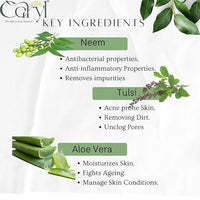 Caryl Neem Face Wash & Aloevita Gel Combo | 120ml + 250gm