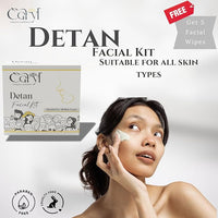 Caryl Age Miracle, Insta Glo & Detan Facial Kit Combo (30g x 3) | 15 Free Facial Wipes