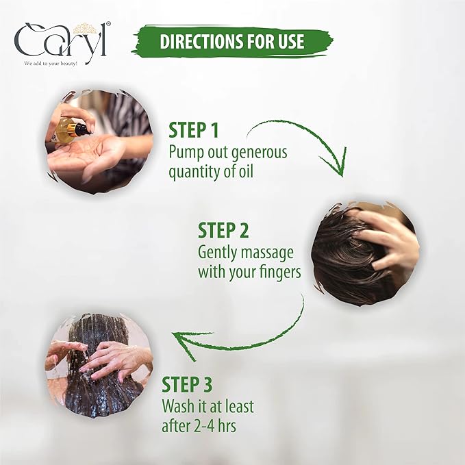 CARYL Deep Hair Care Combo | Shampoo + Conditioner + Revitalizing Hair Oil