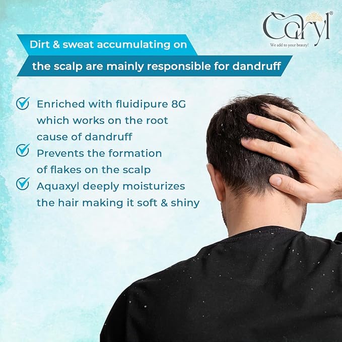 Caryl Dandruff Free Hair Combo | Anti-Dandruff Shampoo + Onion Seed Hair Oil