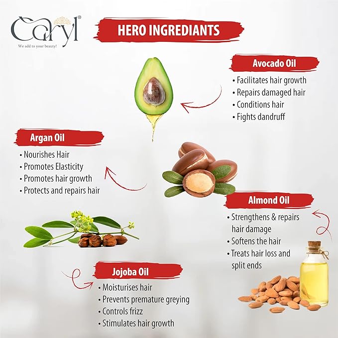 Caryl Almond Hair Oil 200ml