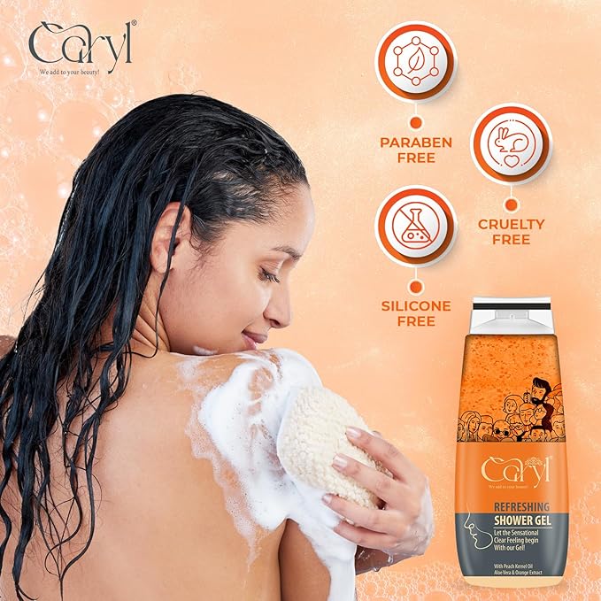 Caryl Shower Gel | Buy 2 Get 1 Free | Refreshing + Radiance + Gentle Care ( 280ml x 3)