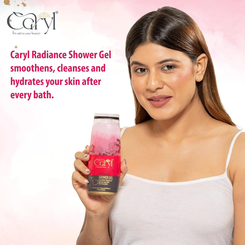 Caryl Shower Gel | Buy 2 Get 1 Free | Rejuvenating + Radiance + Gentle Care ( 280ml x 3)