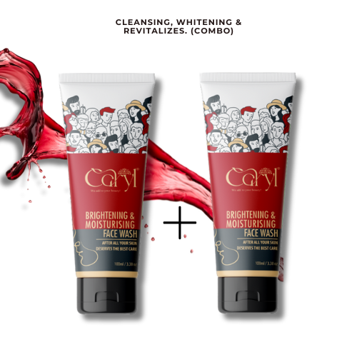 Caryl Brightening Face Wash Combo (Pack of 2 x 100ml)