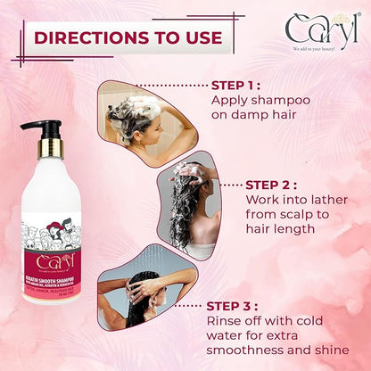 Caryl Keratin Smooth Shampoo 300ml