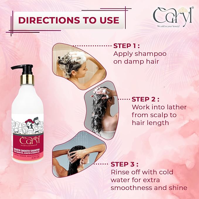 Caryl Keratin Smooth Shampoo | 300ml