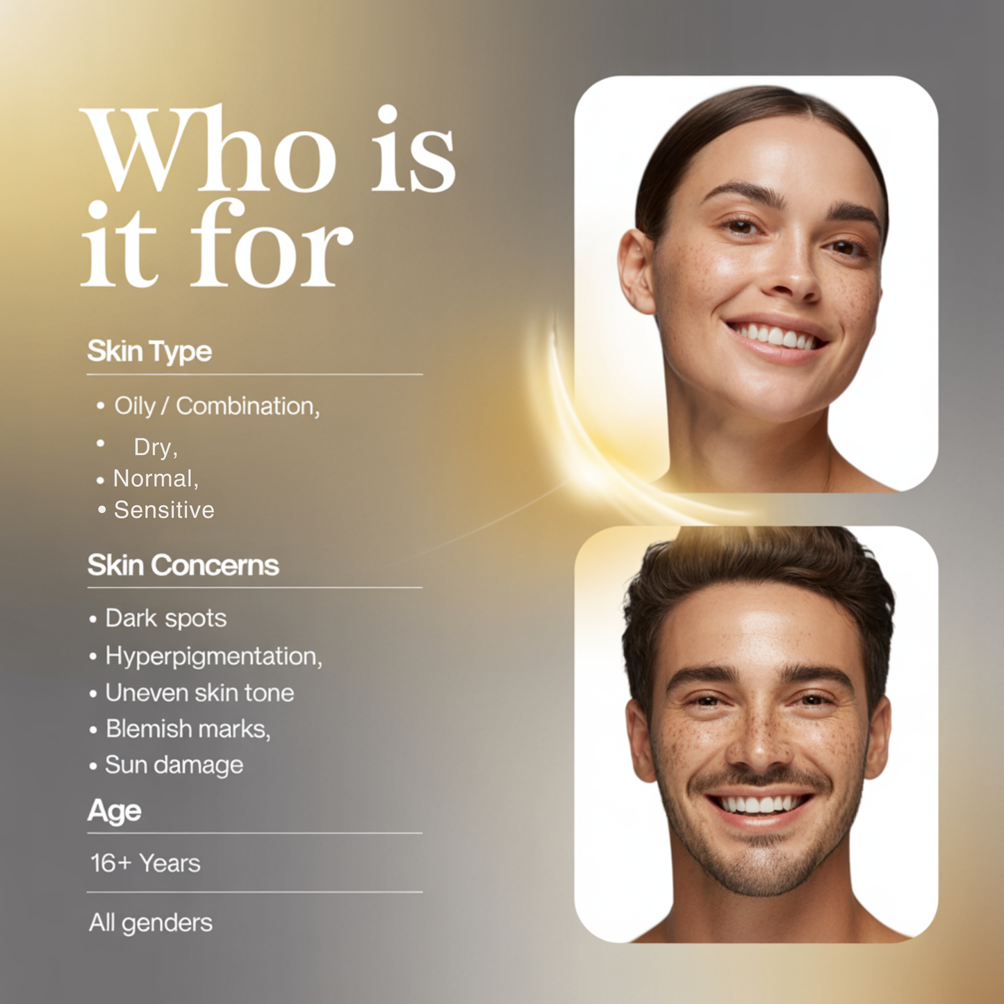 Fade Dark Spots & Acne Marks for a Clear -  Caryl Face Syrum