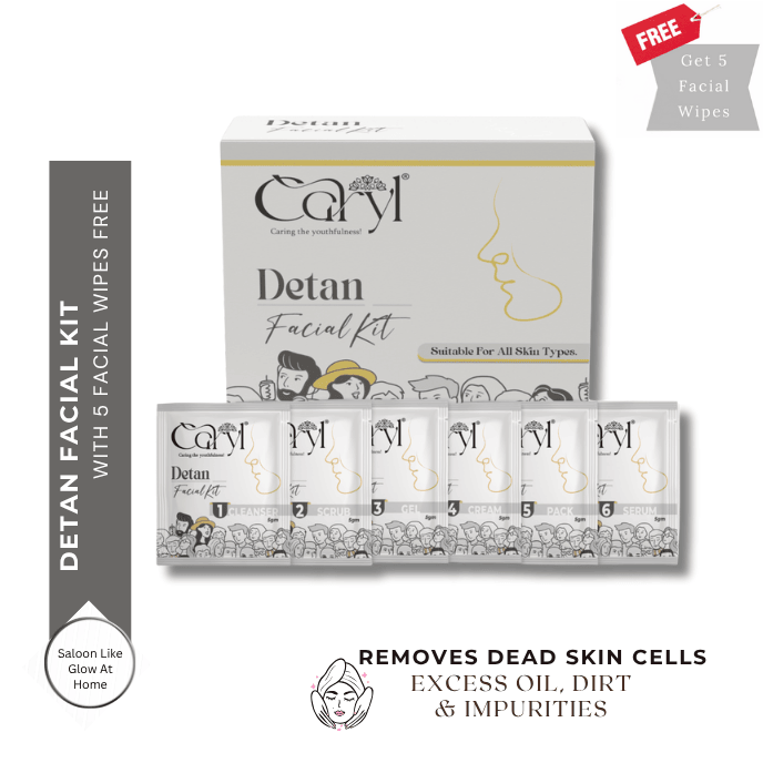 Caryl Detan Facial Kit (30g) | 5 Free Facial Wipes