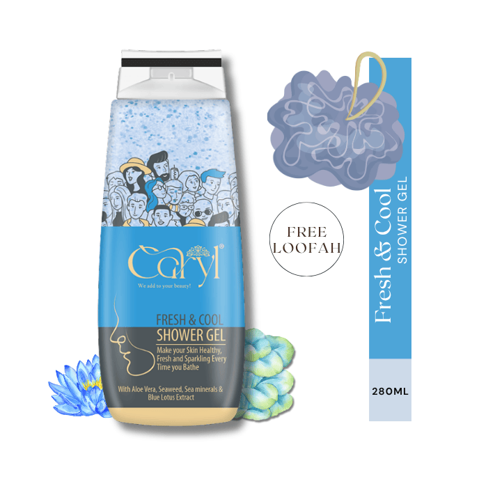 CARYL 280ml Fresh & Cool Shower Gel