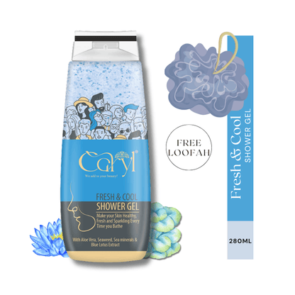 CARYL 280ml Fresh & Cool Shower Gel