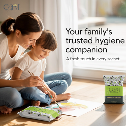 Caryl Germ Protection Wipes ( Pack of 72 Single Sachets )