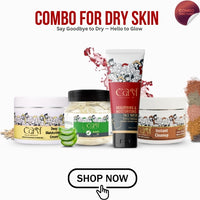 Caryl Face Care Combo for Dry Skin | Deep Moisturising Cream + Brightening Facewash + Aloevita Gel + All-in-1 Instant Cleanup