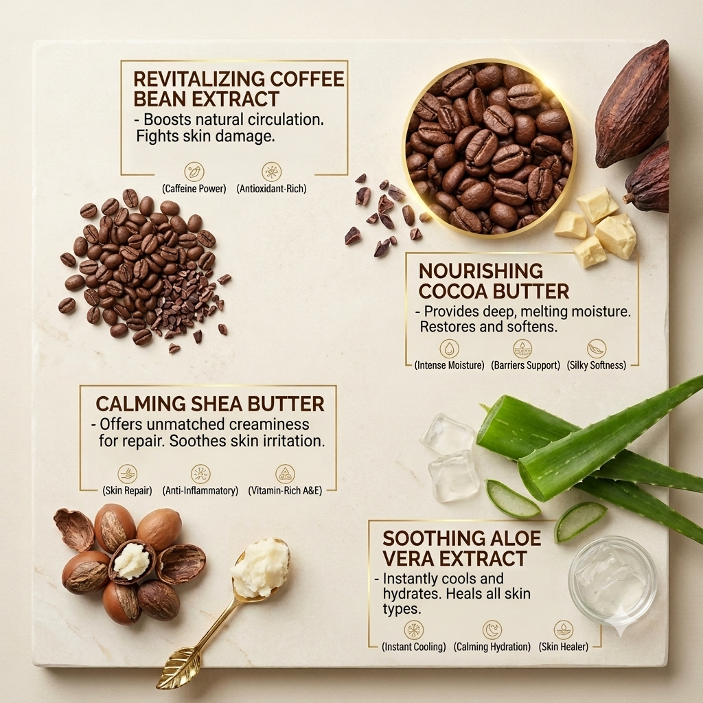 CARYL Coffee Moisturising Lotion Combo –  Buy 400ml + Get 200ml FREE